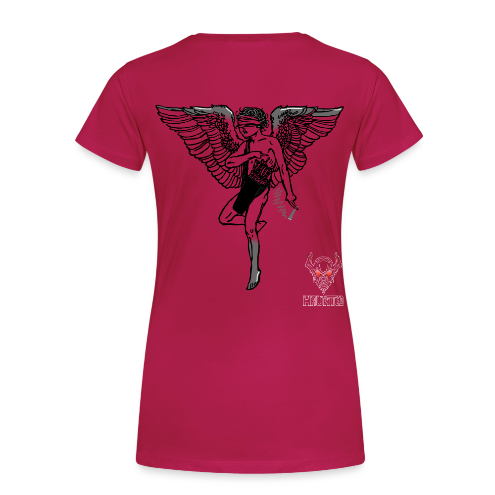 Woman T-Shirt Angel - dunkles Pink