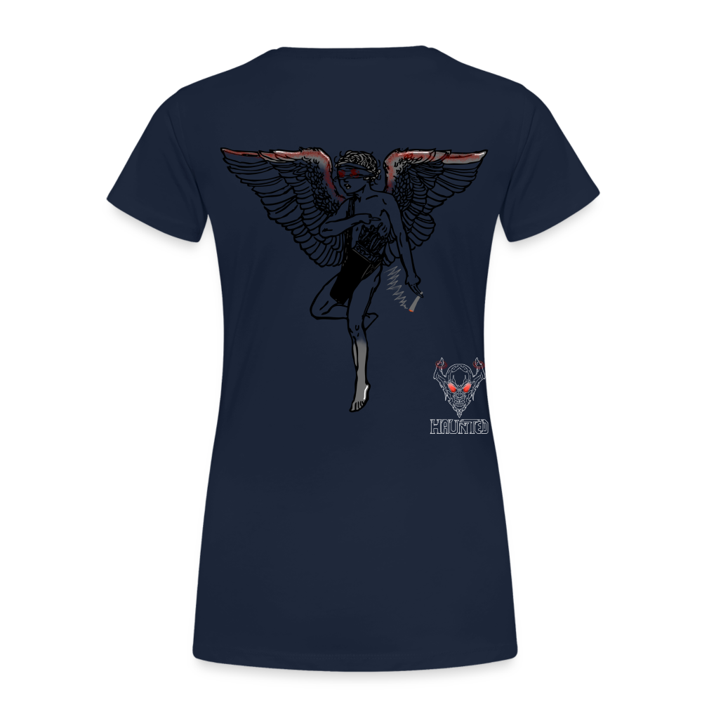 Woman T-Shirt Angel bloody - Navy