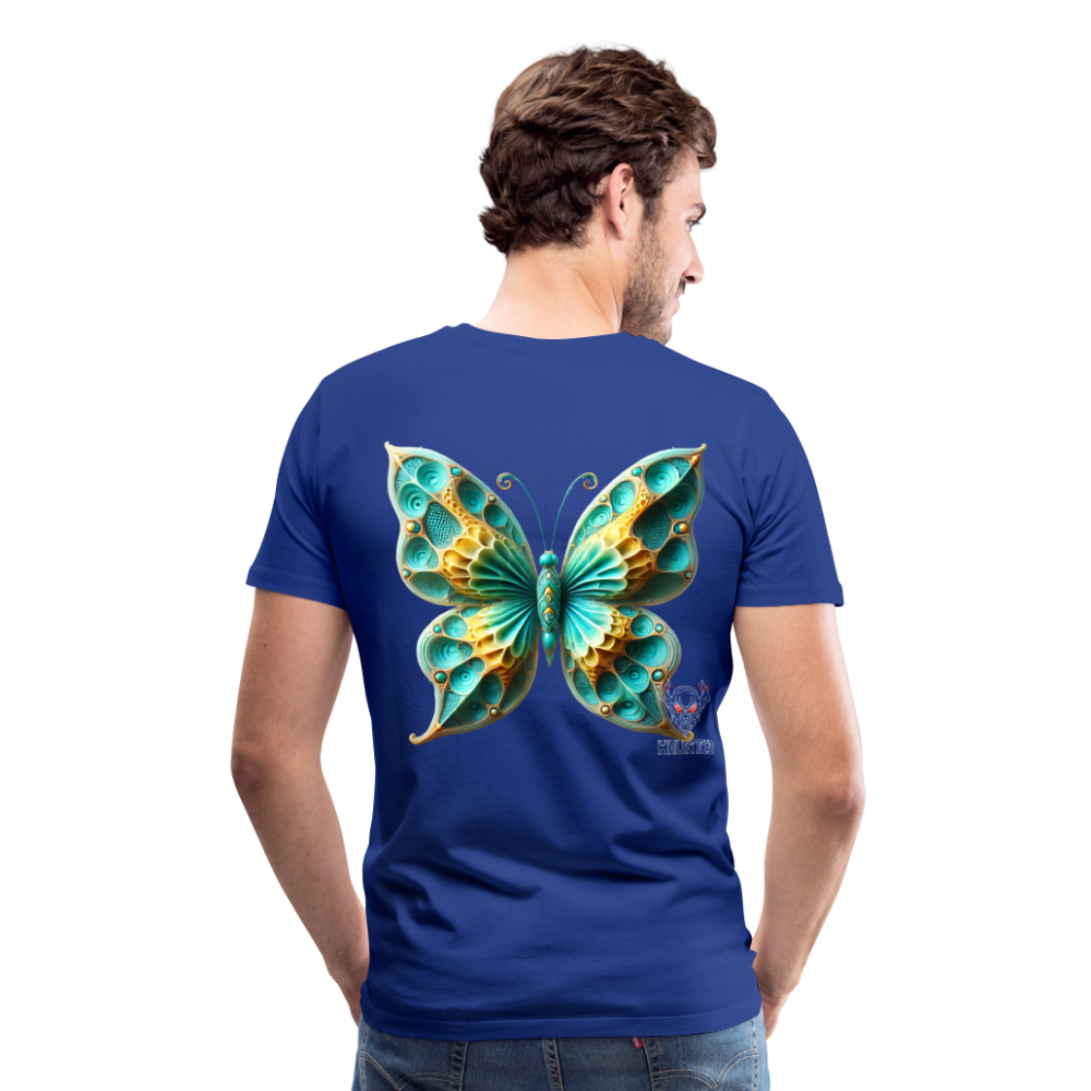 Men T-Shirt Aqua Wing Symphony - Königsblau