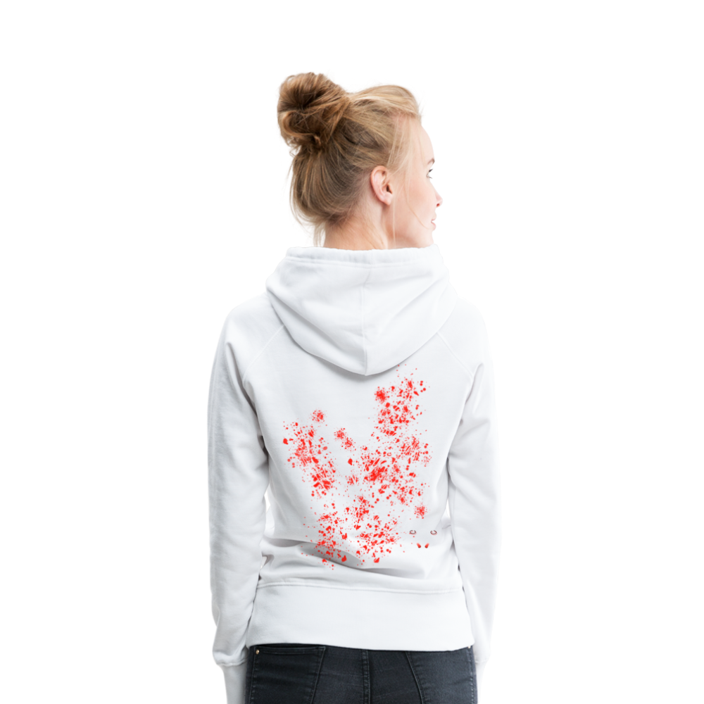 Women Hoodie Red Wings - Weiß