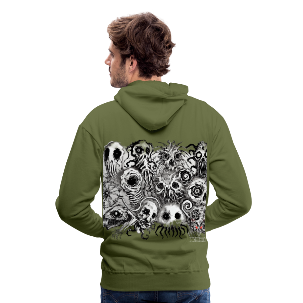 Men Hoodie Nightmare Veil Creatures - Olivgrün