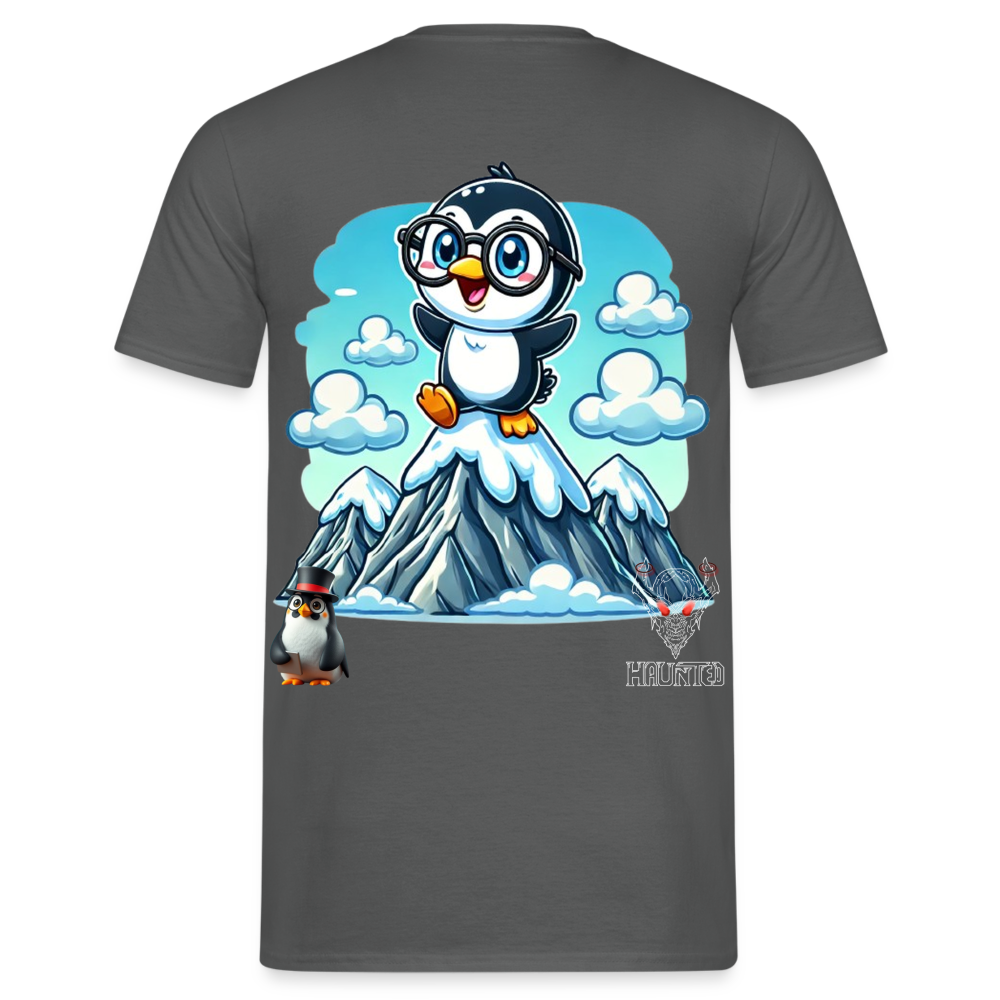 Men T-Shirt KasPenguin on Top - Anthrazit