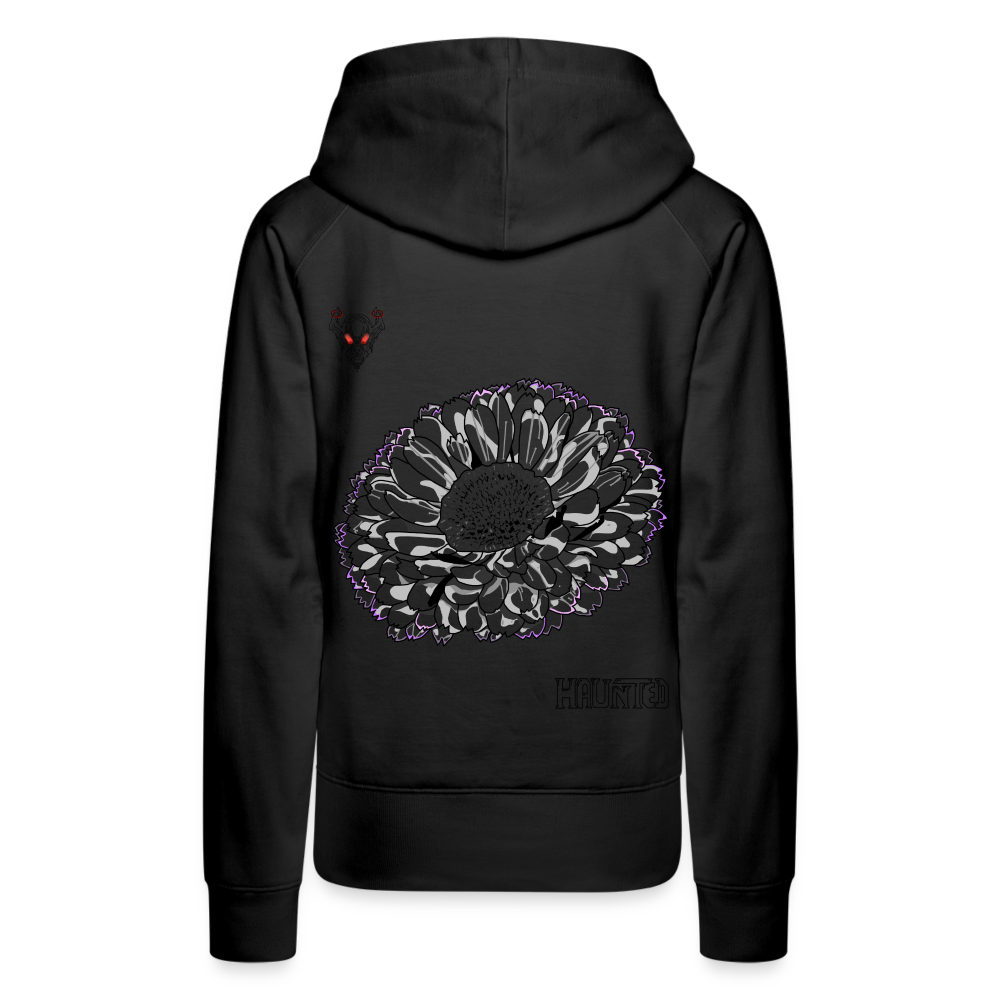 Woman Hoodie Calendula - Schwarz