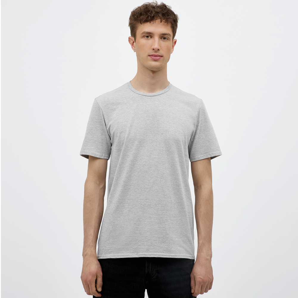 Men T-Shirt KasPenguin Happy - Grau meliert