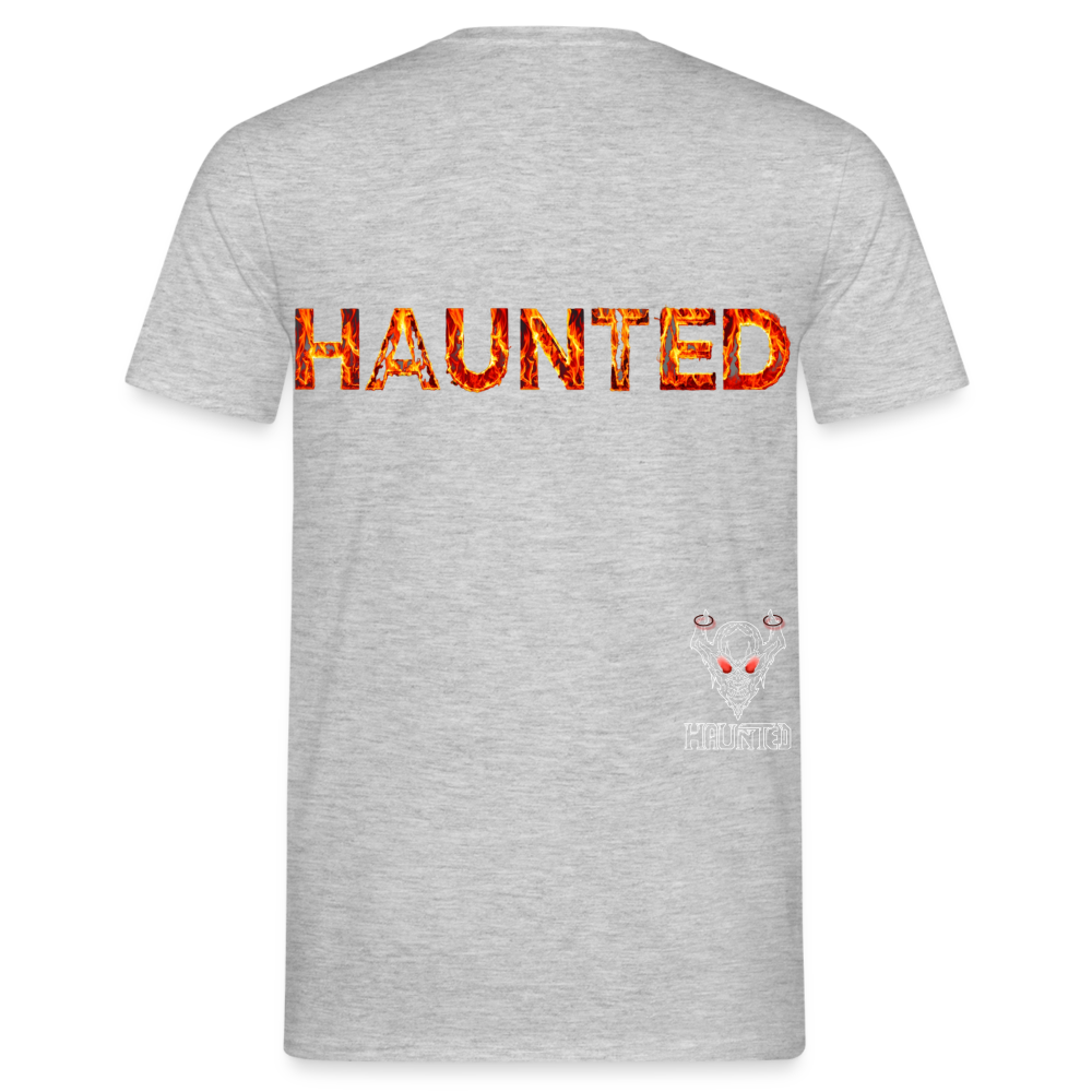 Men T-Shirt Blazing Ember Fury - Grau meliert
