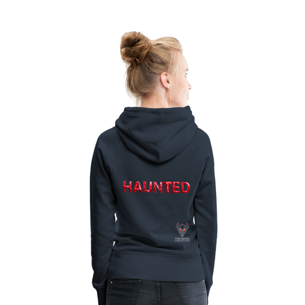 Women Hoodie Crimson Silk Blaze - Navy
