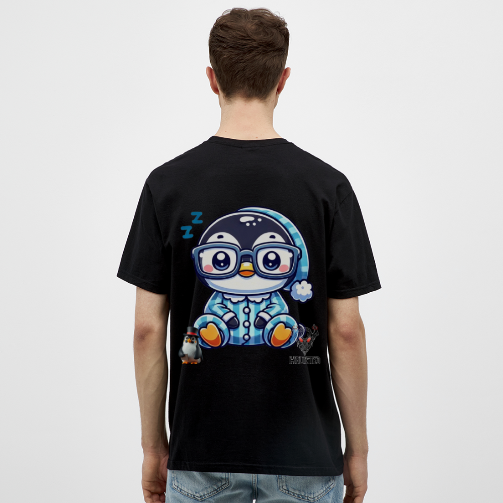 Men T-Shirt KasPenguin in Pyjama - Schwarz