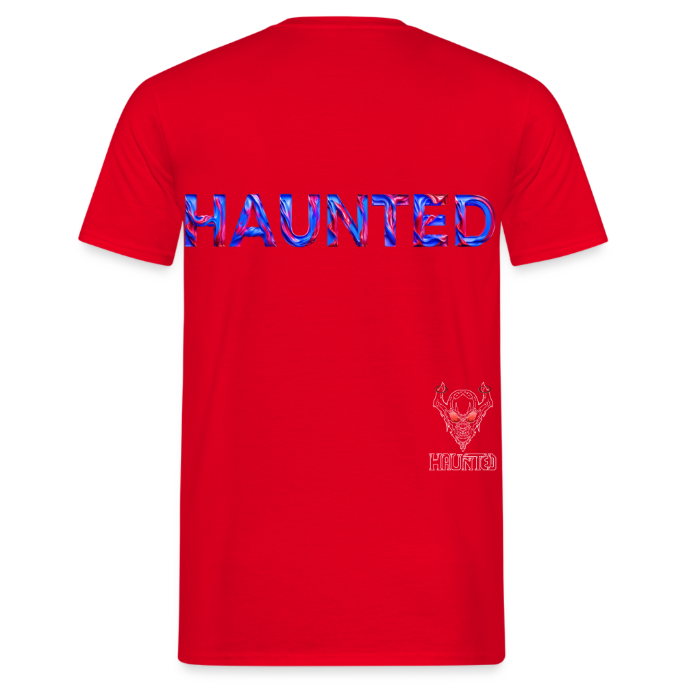 Men T-Shirt Cosmic Flame Surge - Rot