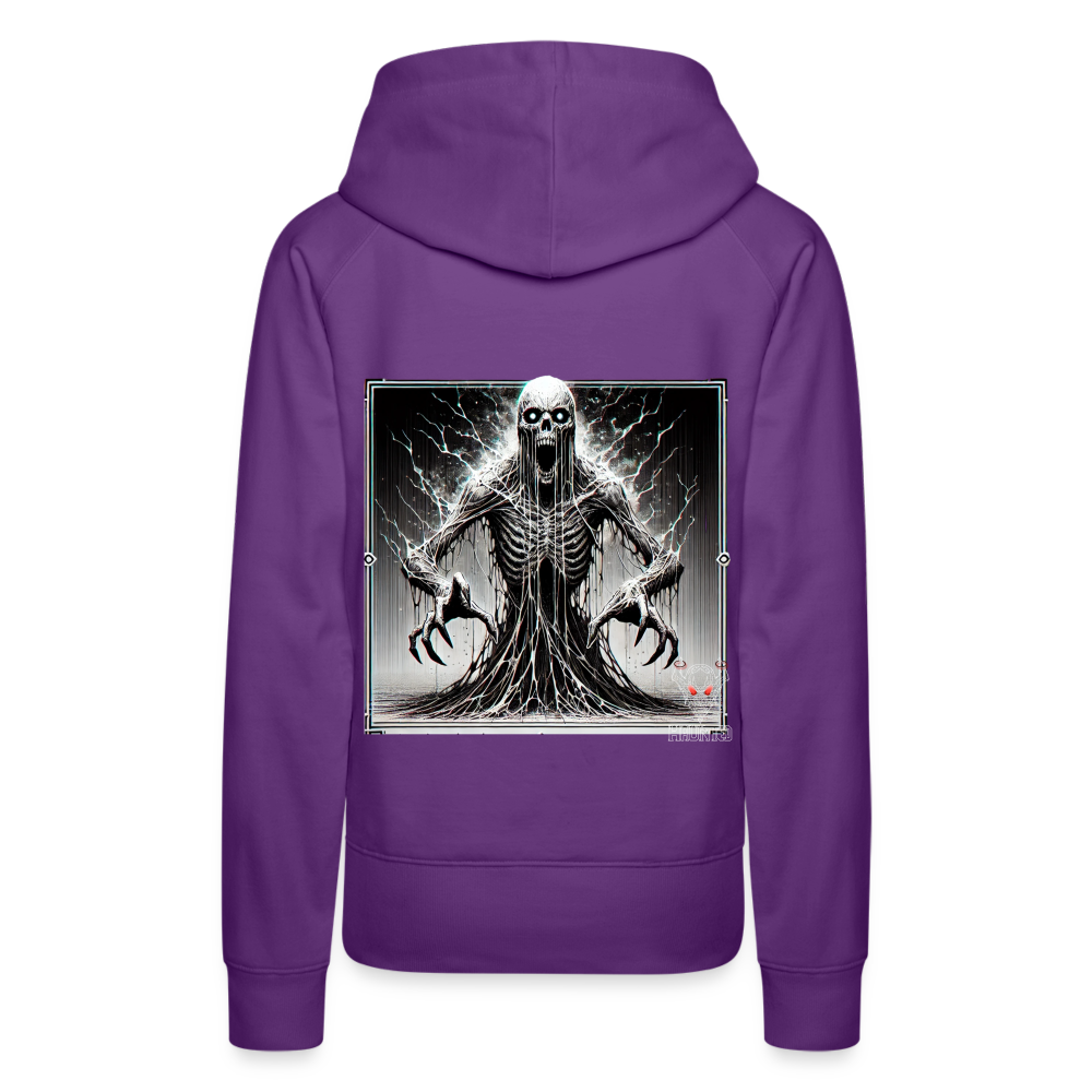 Woman Hoodie Ethereal Death Wraith - Purple