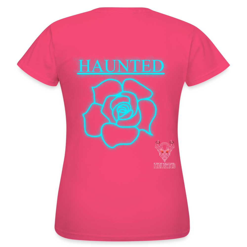 Women T-Shirt Original Neon Rose - Azalea