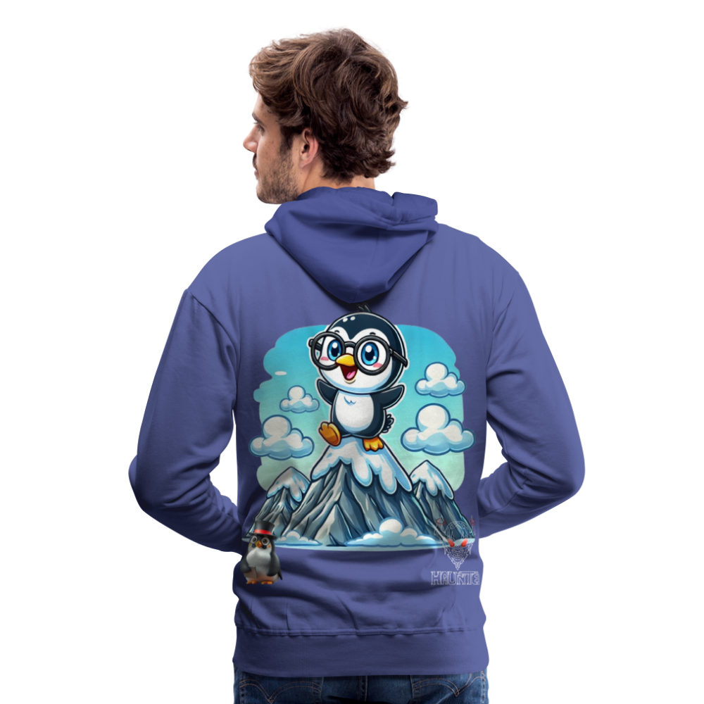 Men Hoodie KasPenguin on Top - Königsblau
