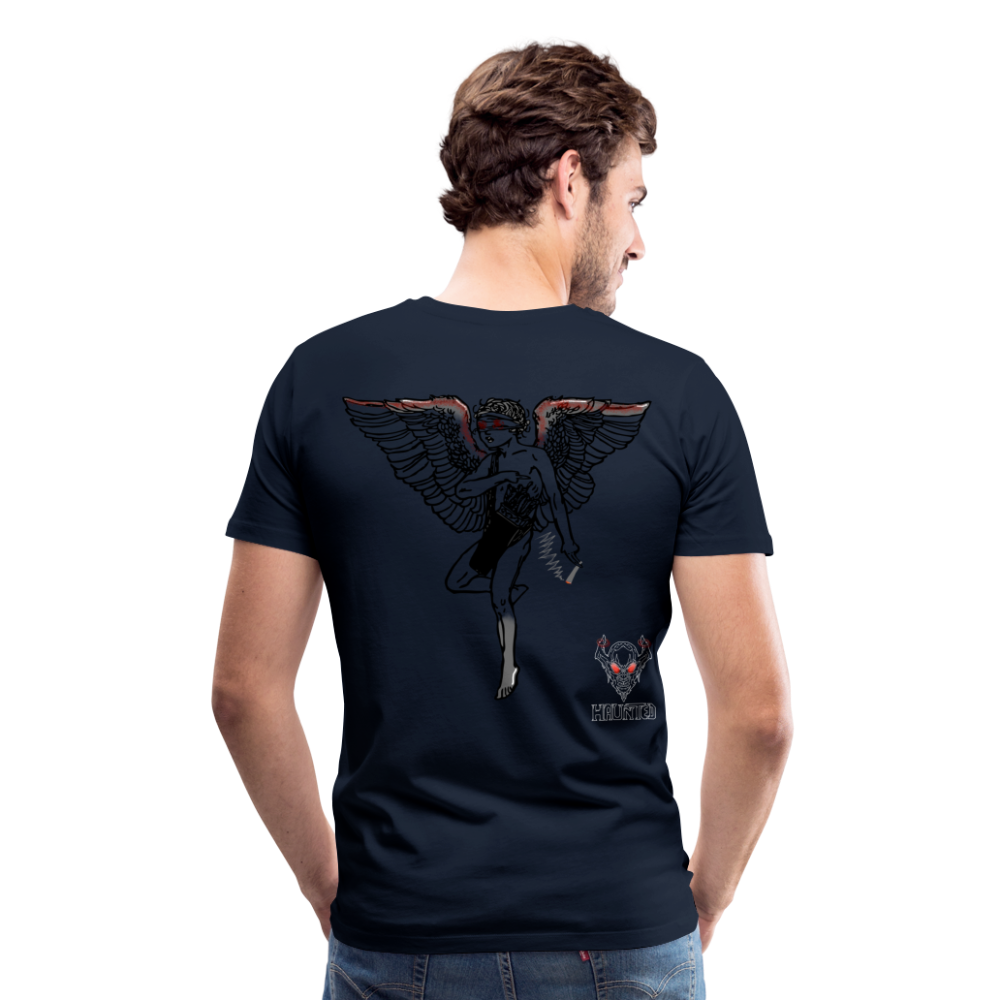 Men T-Shirt Angel bloody - Navy