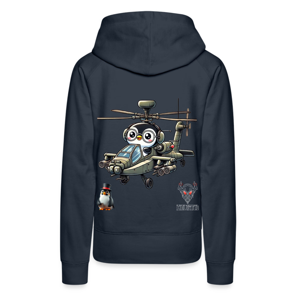 Women Hoodie KasPenguin in Apache - Navy