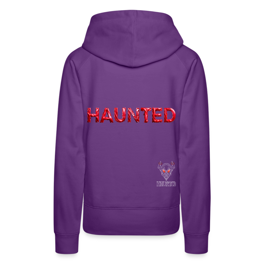 Women Hoodie Crimson Silk Blaze - Purple