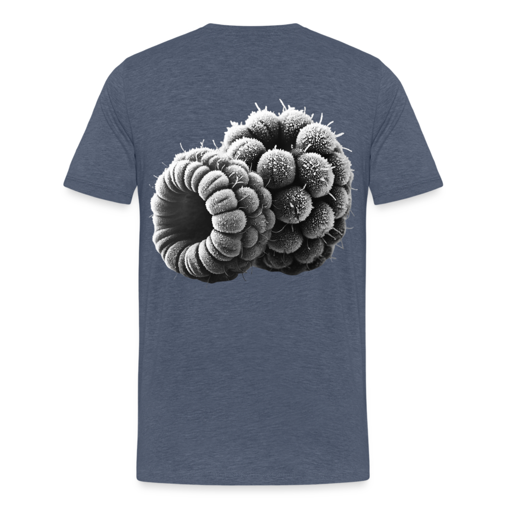 Men T-Shirt Frozen Berries - Blau meliert