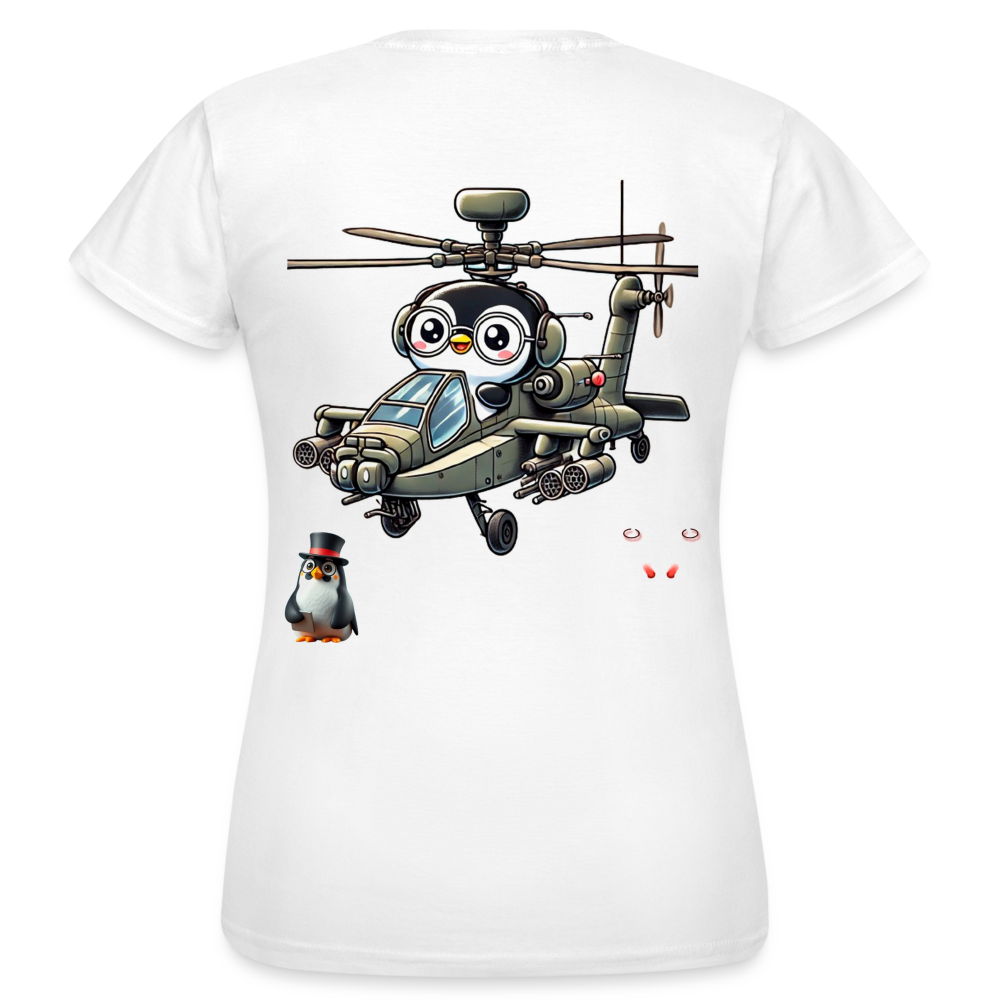 Women T-Shirt KasPenguin in Apache - Weiß