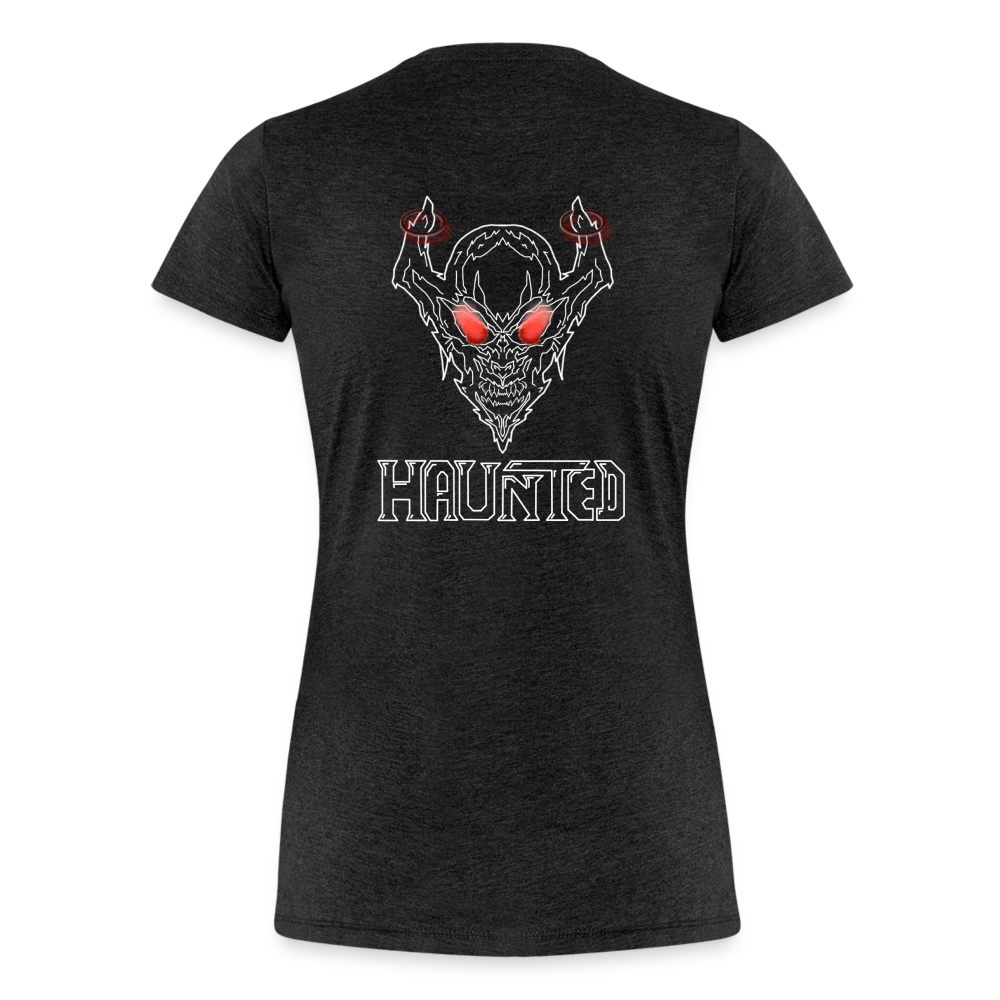 Women T-Shirt Deamon White - Anthrazit