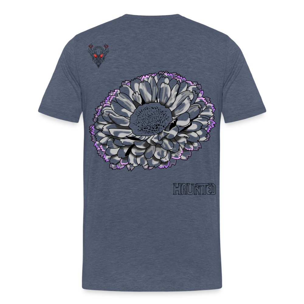 Man T-Shirt Calendula Fade - Blau meliert