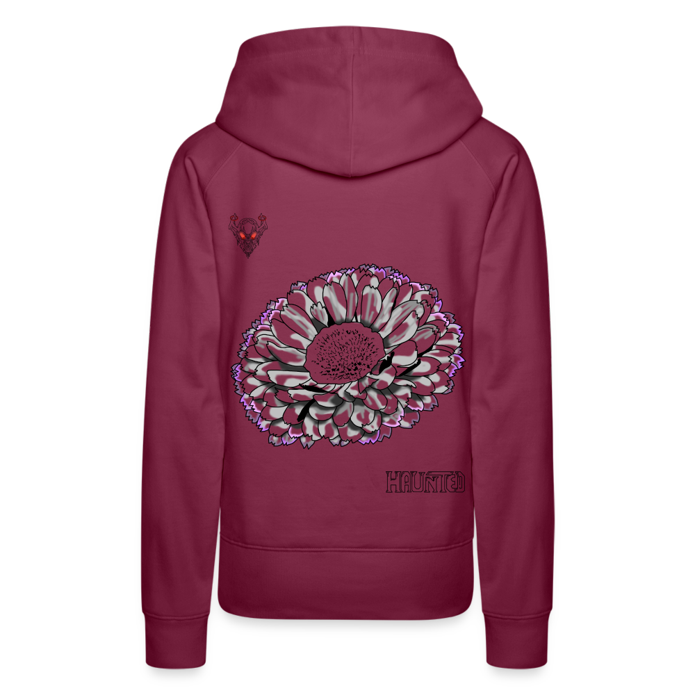 Woman Hoodie Calendula Fade - Bordeaux