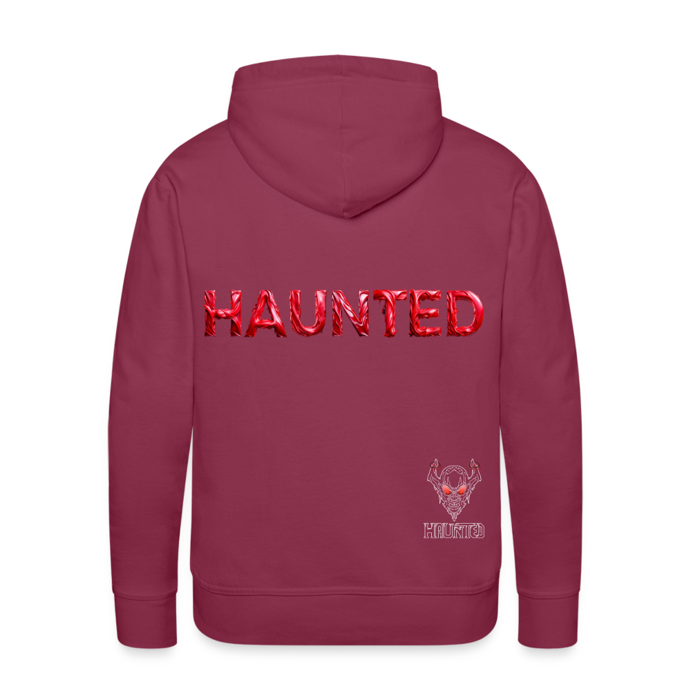 Men Hoodie Crimson Silk Blaze - Bordeaux