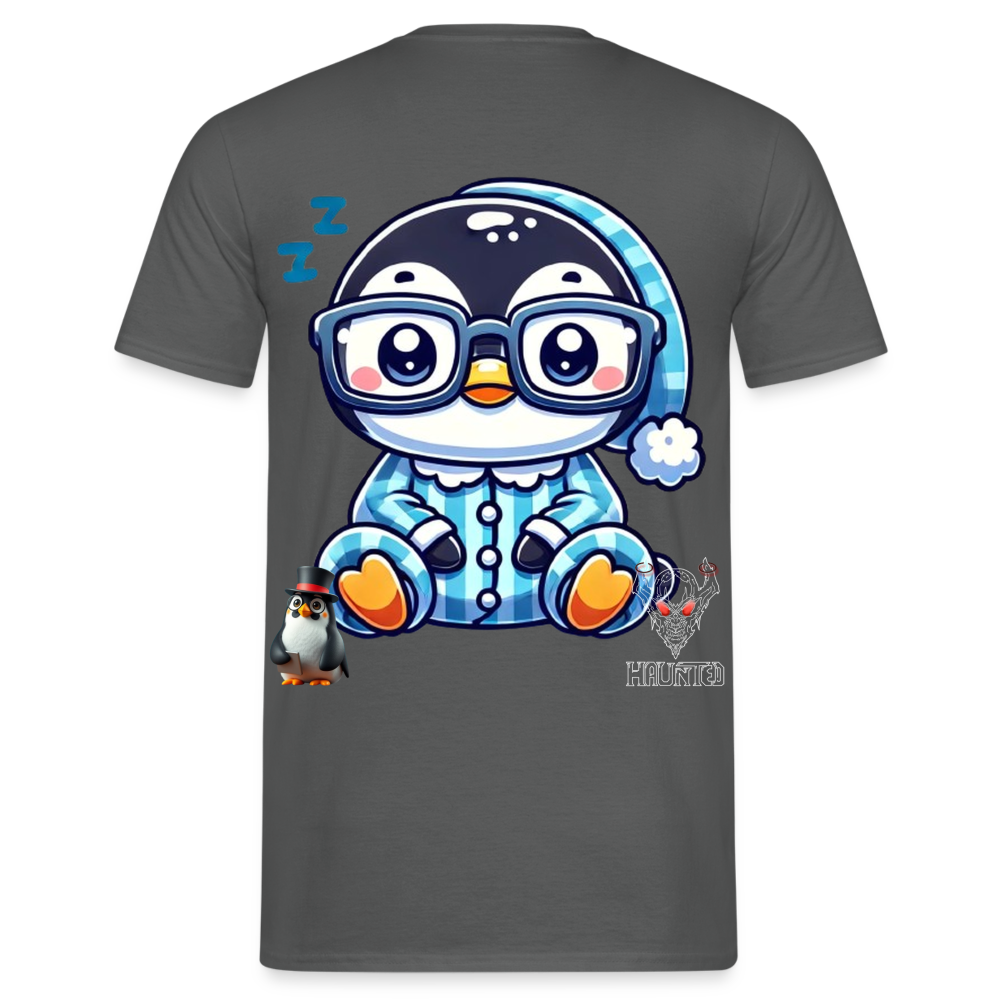 Men T-Shirt KasPenguin in Pyjama - Anthrazit
