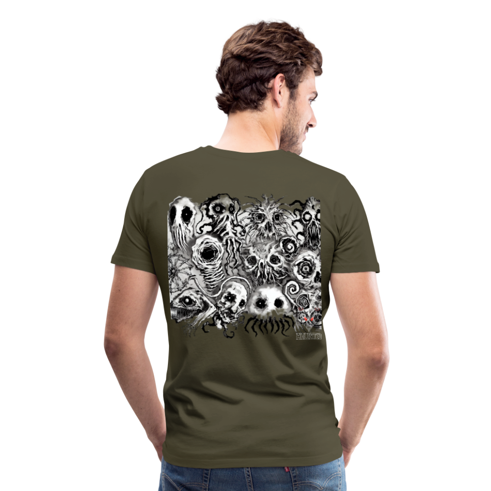 Men T-Shirt Nightmare Veil Creatures - Khaki