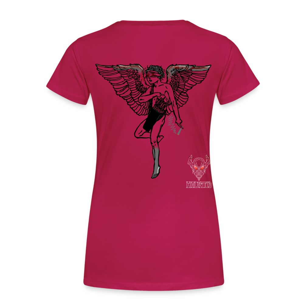 Woman T-Shirt Angel bloody - dunkles Pink