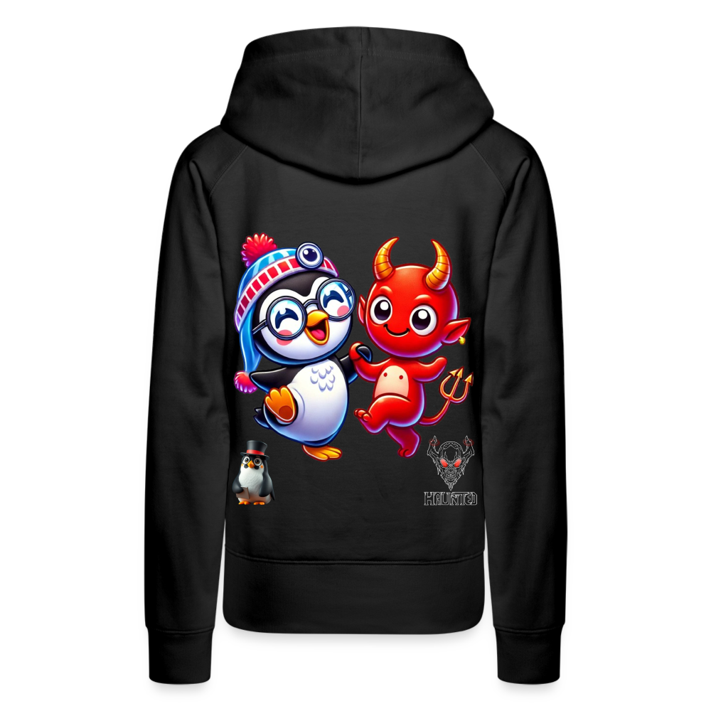 Women Hoodie Dancing with Devil - Schwarz
