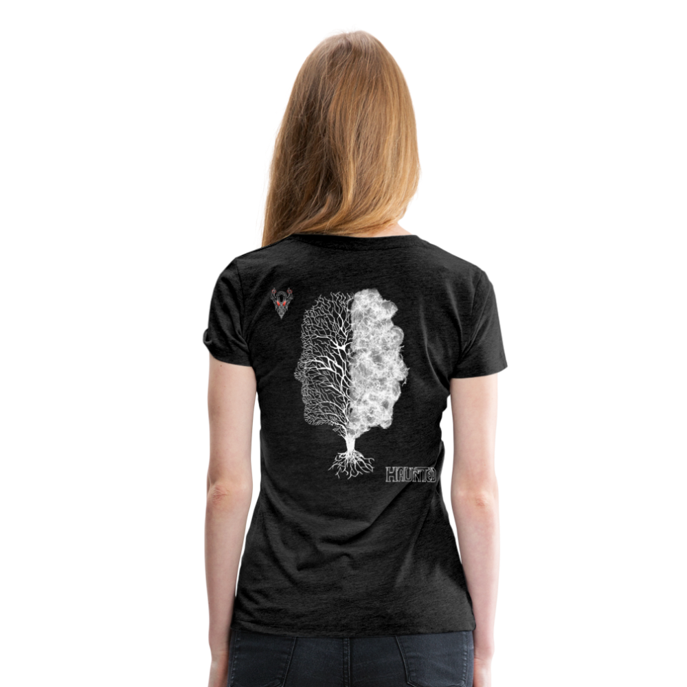 Woman T-Shirt Dead or Alive - Anthrazit