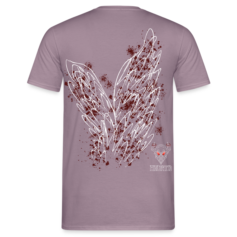 Men T-Shirt Dark Red Wings - Lilagrau