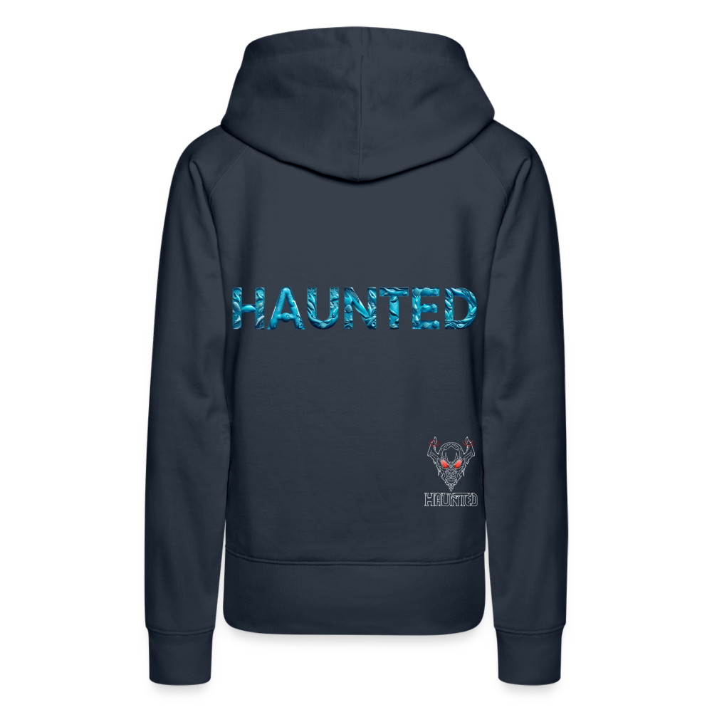 Women Hoodie Aqua Depth Elixir - Navy