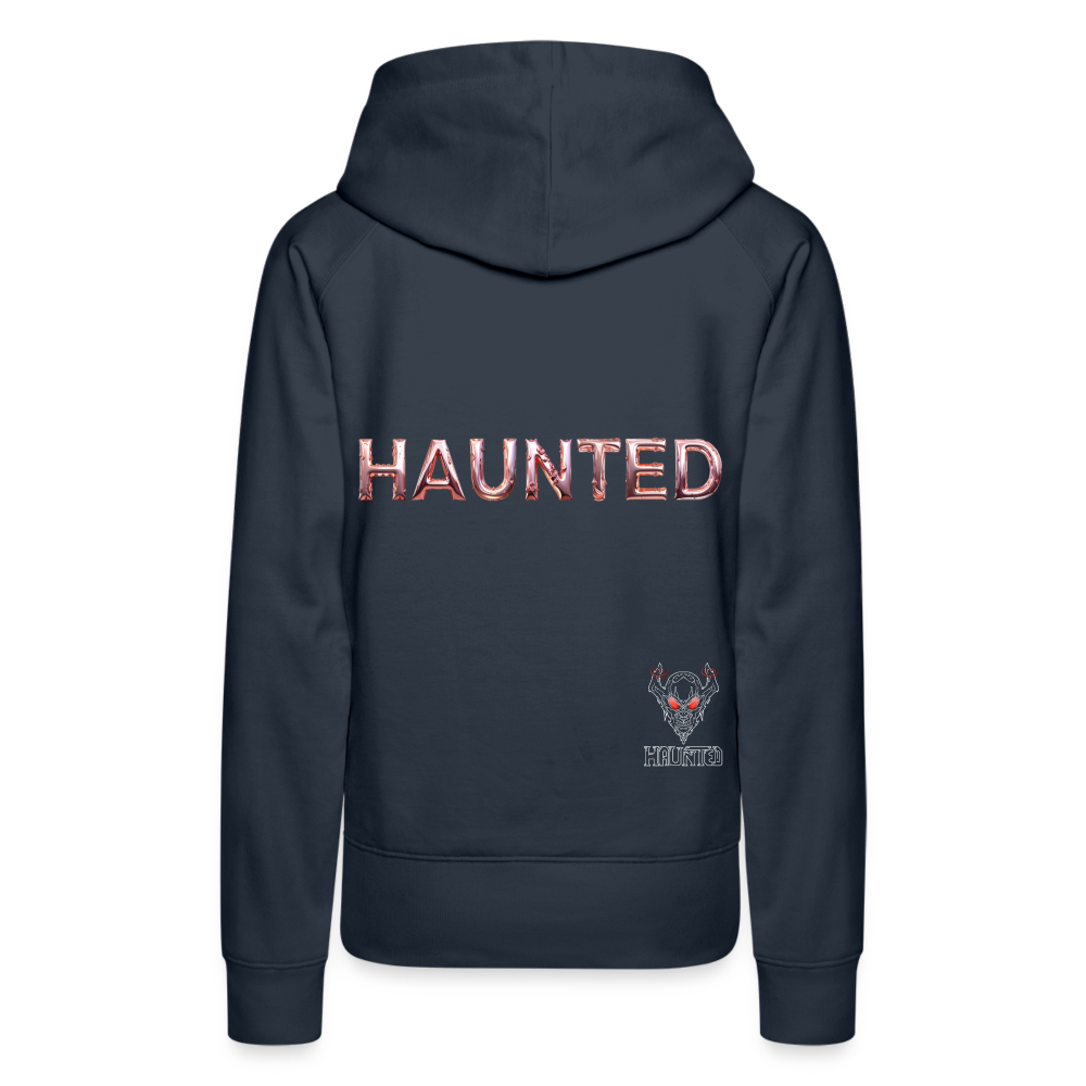 Women Hoodie Rose Gold Radiance - Navy