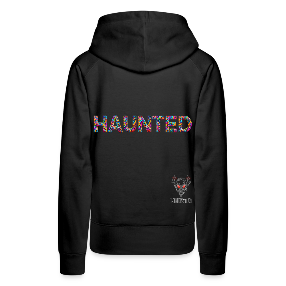 Women Hoodie Haunted Doodle Dreams - Schwarz