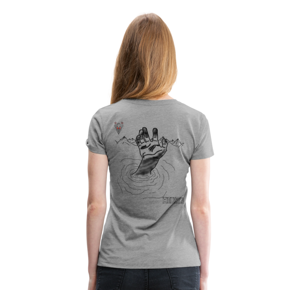 Woman T-Shirt Drowning - Grau meliert