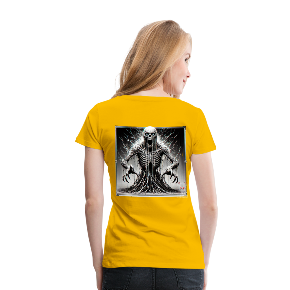 Woman T-Shirt Ethereal Death Wraith - Sonnengelb