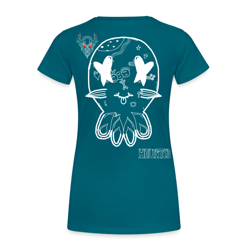 Woman T-Shirt Ghost Doodle - Divablau