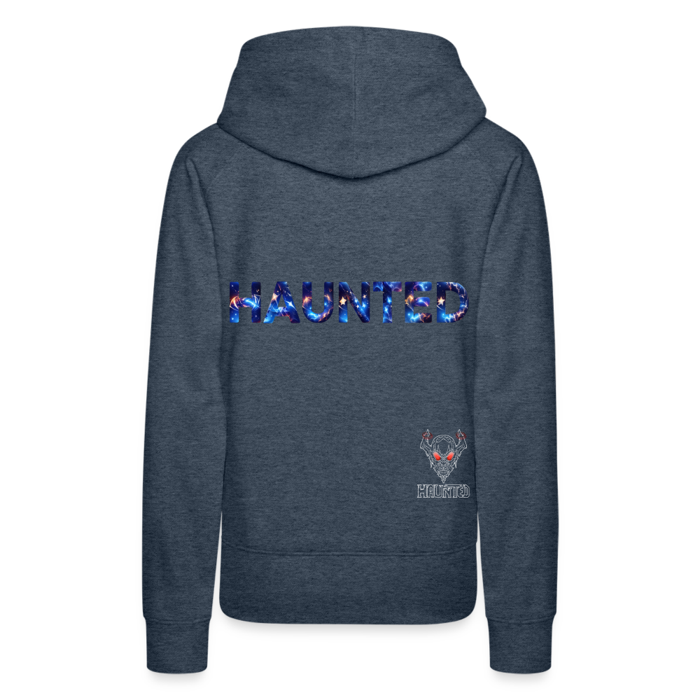Women Hoodie Stellar Night Elixir - Jeansblau