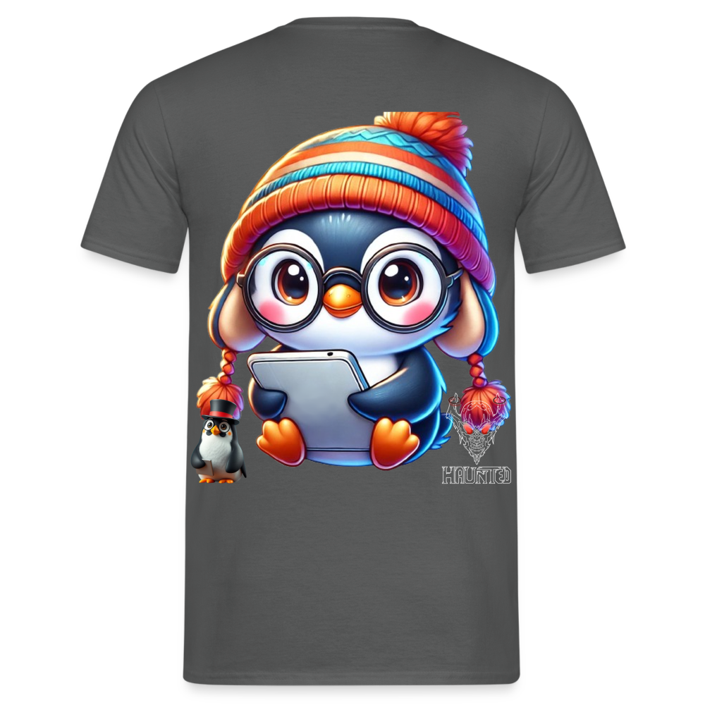 Men T-Shirt KasPenguin with Pad - Anthrazit