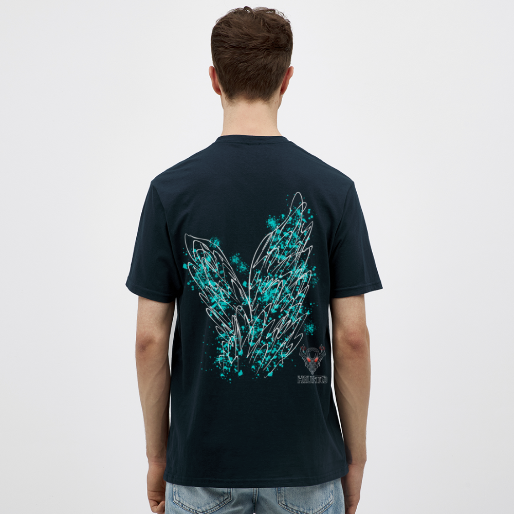 Men T-Shirt Aqua Wings - Navy
