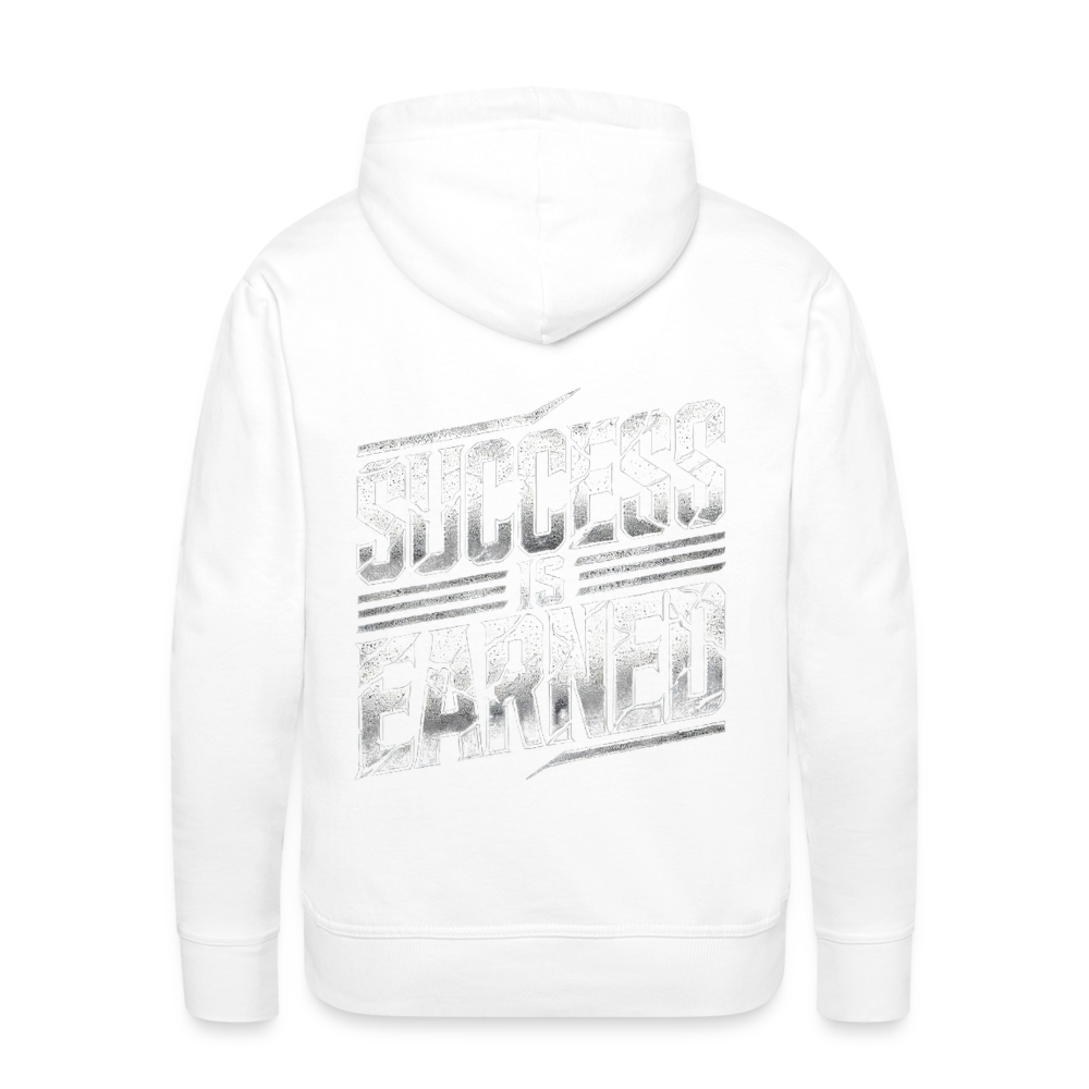 Men Hoodie Success is Earned - Weiß