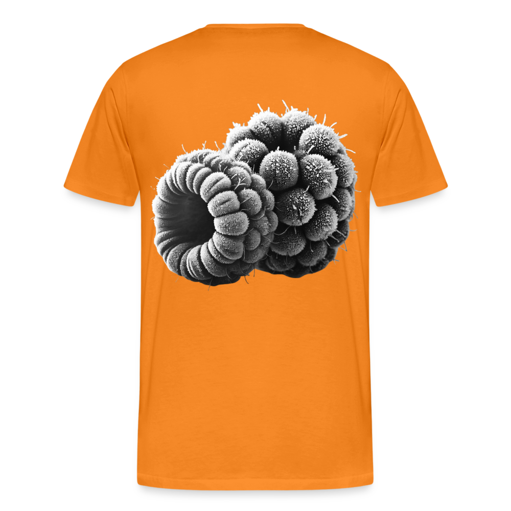 Men T-Shirt Frozen Berries - Orange