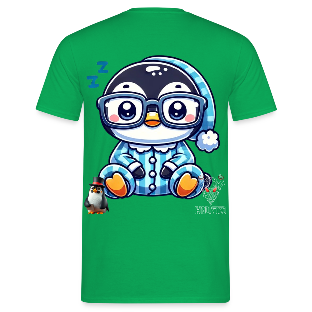 Men T-Shirt KasPenguin in Pyjama - Kelly Green