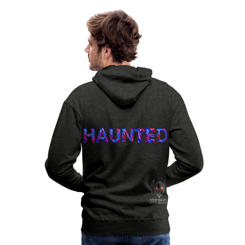 Men Hoodie Cosmic Flame Surge - Anthrazit