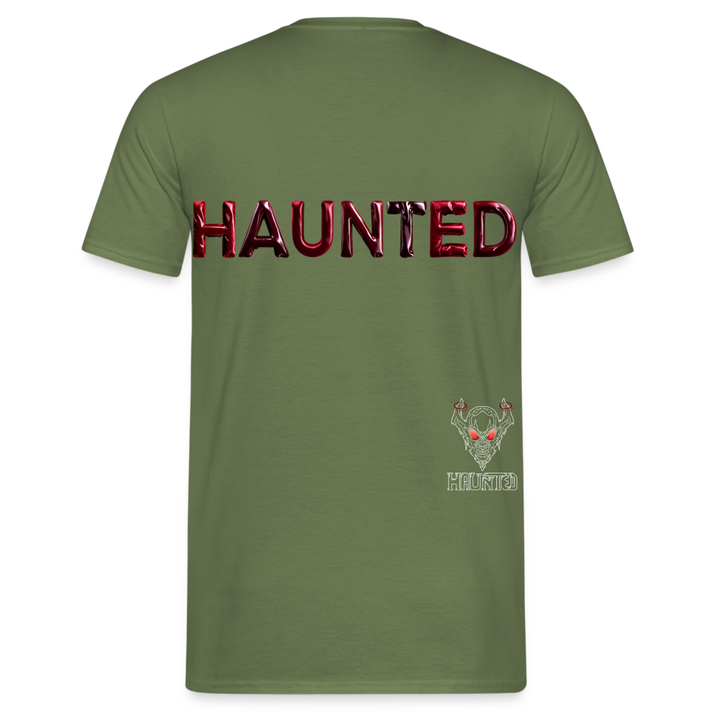 Men T-Shirt Crimson Velvet Glow - Militärgrün