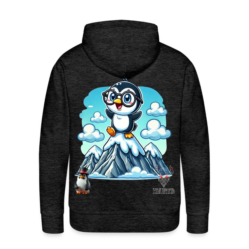 Men Hoodie KasPenguin on Top - Anthrazit