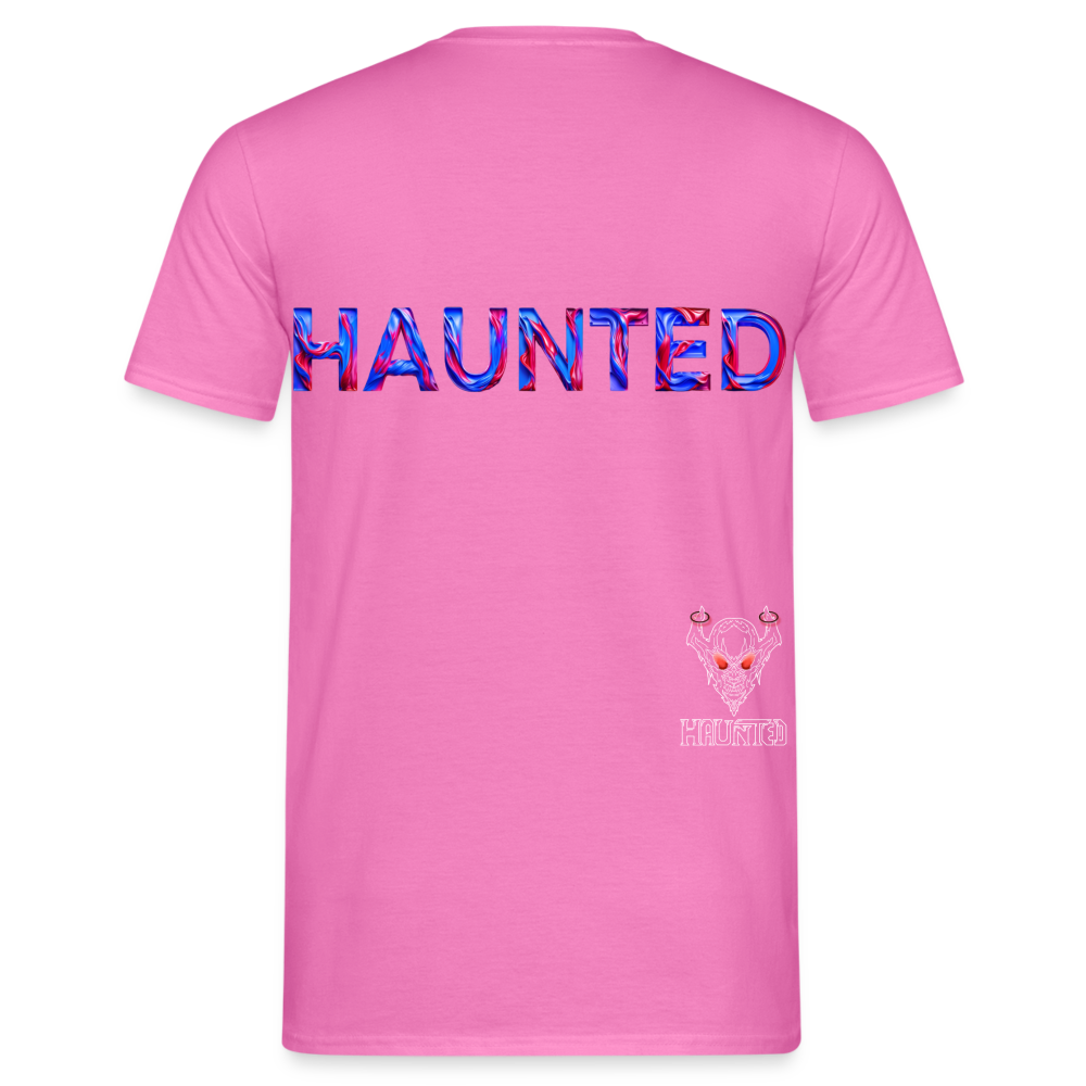 Men T-Shirt Cosmic Flame Surge - Pink