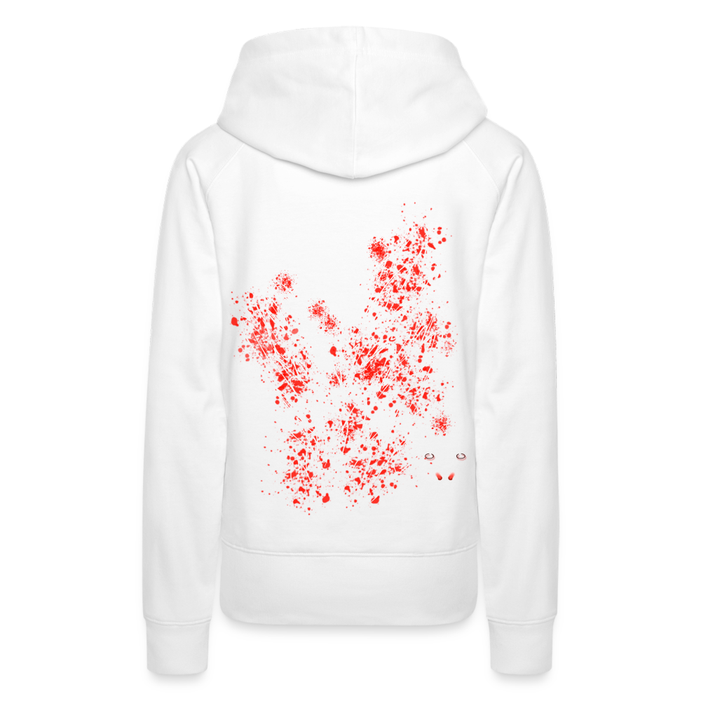 Women Hoodie Red Wings - Weiß