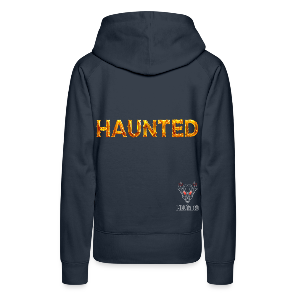 Women Hoodie Golden Nectar Glow - Navy
