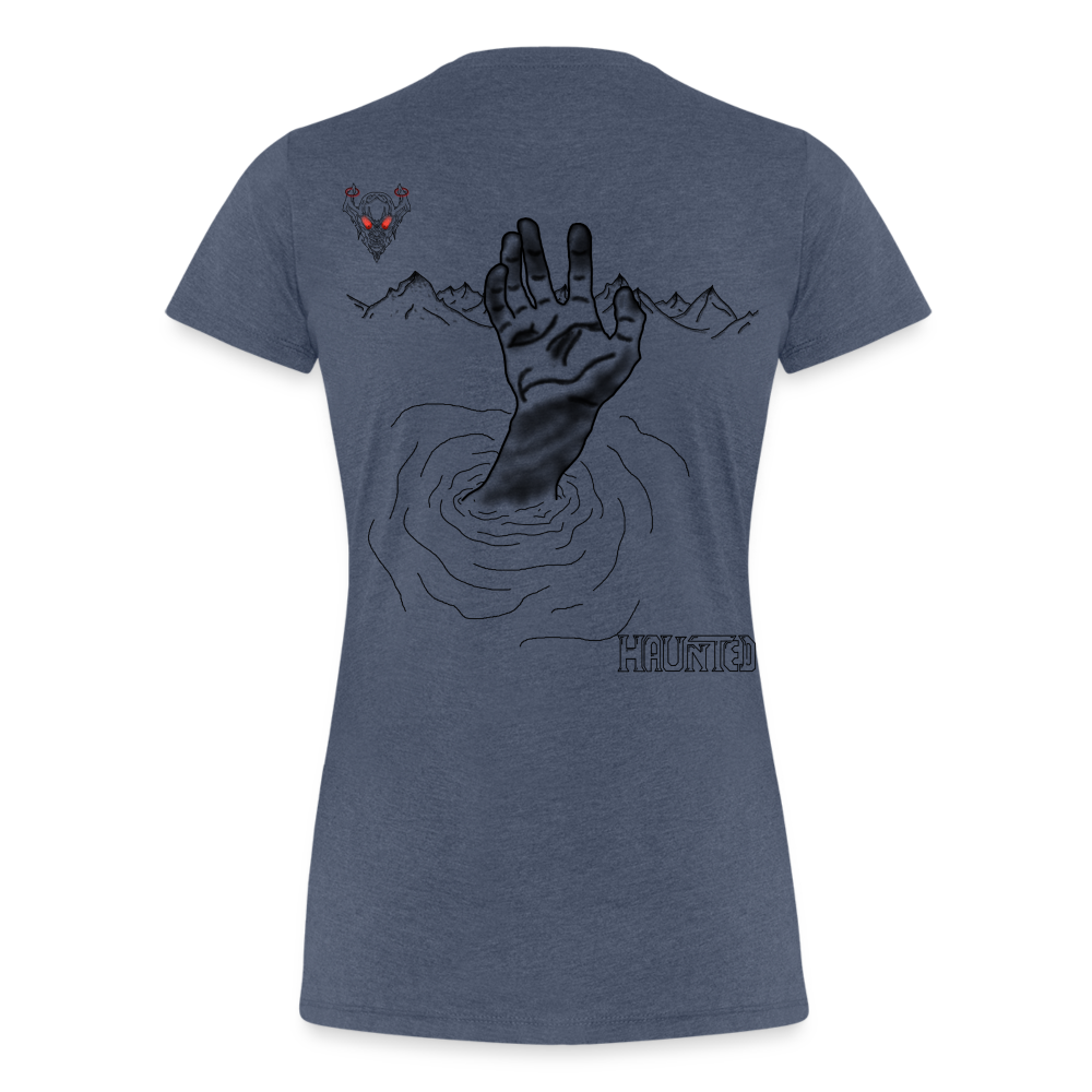 Woman T-Shirt Drowning - Blau meliert