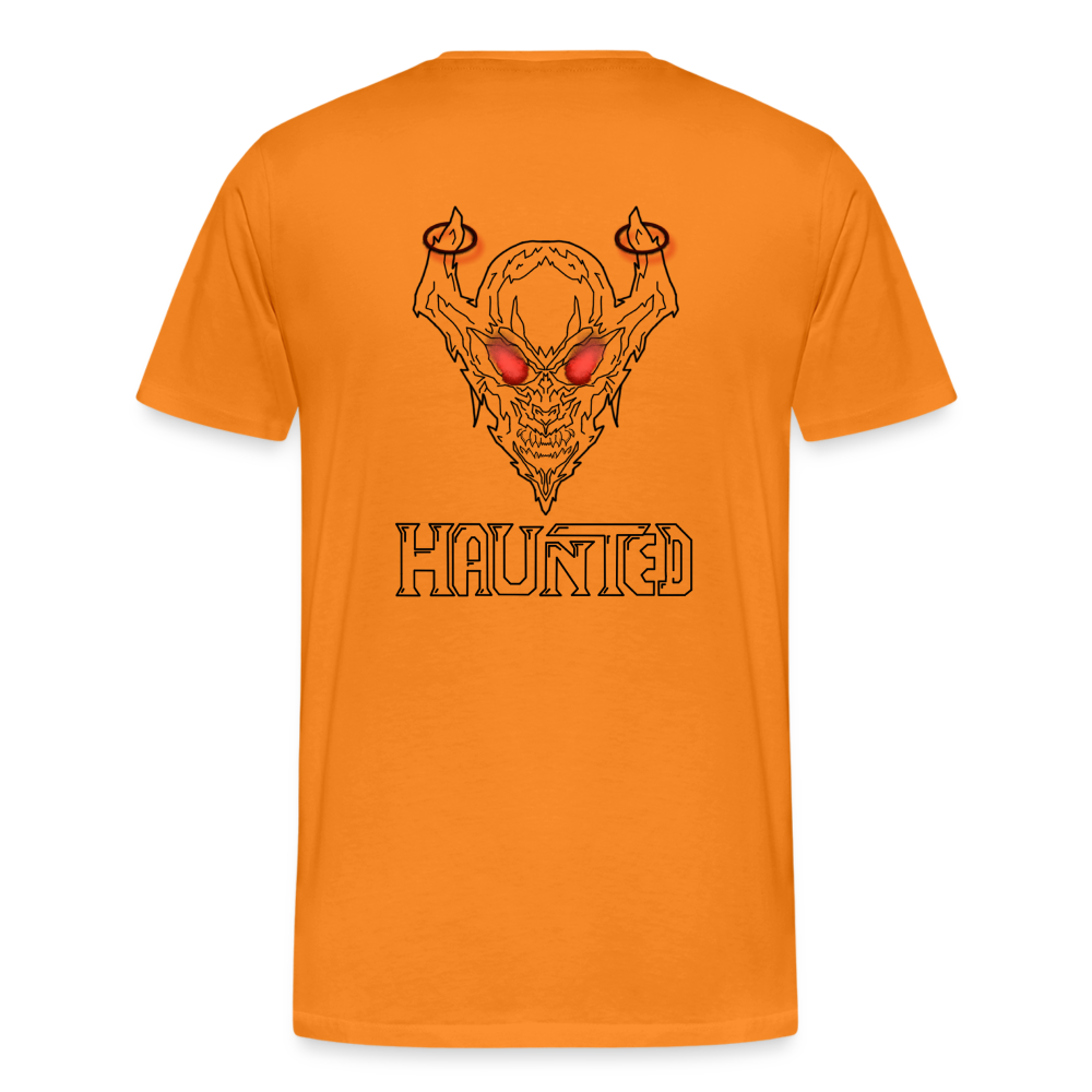 Men T-Shirt Deamon Black - Orange